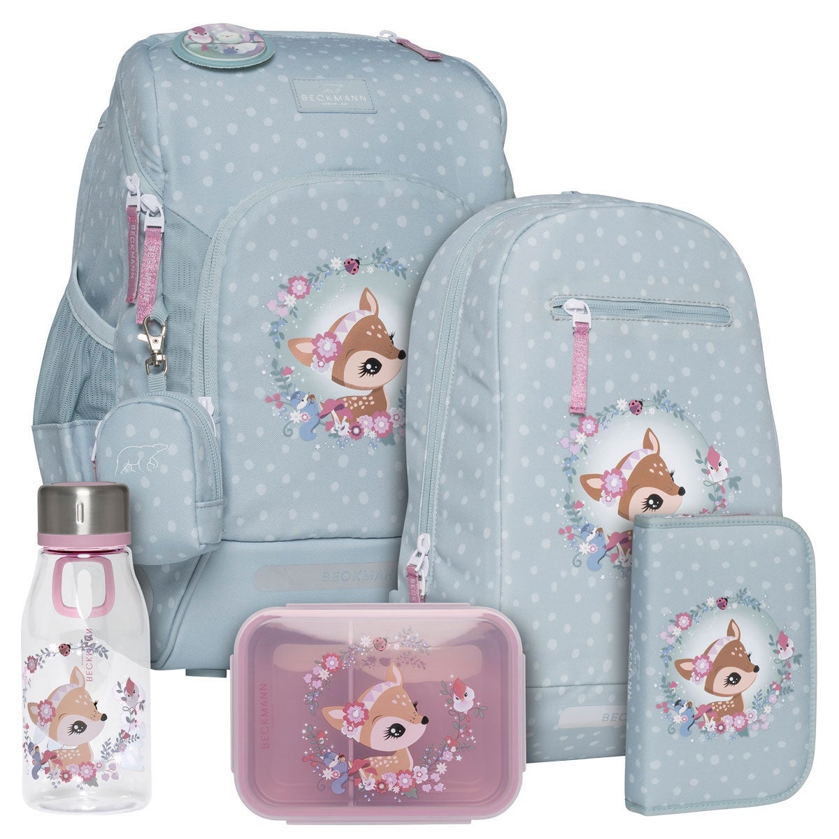 Pakke skolesekk 1.kl Forest Deer Mint Act Air FLX - Beckmann