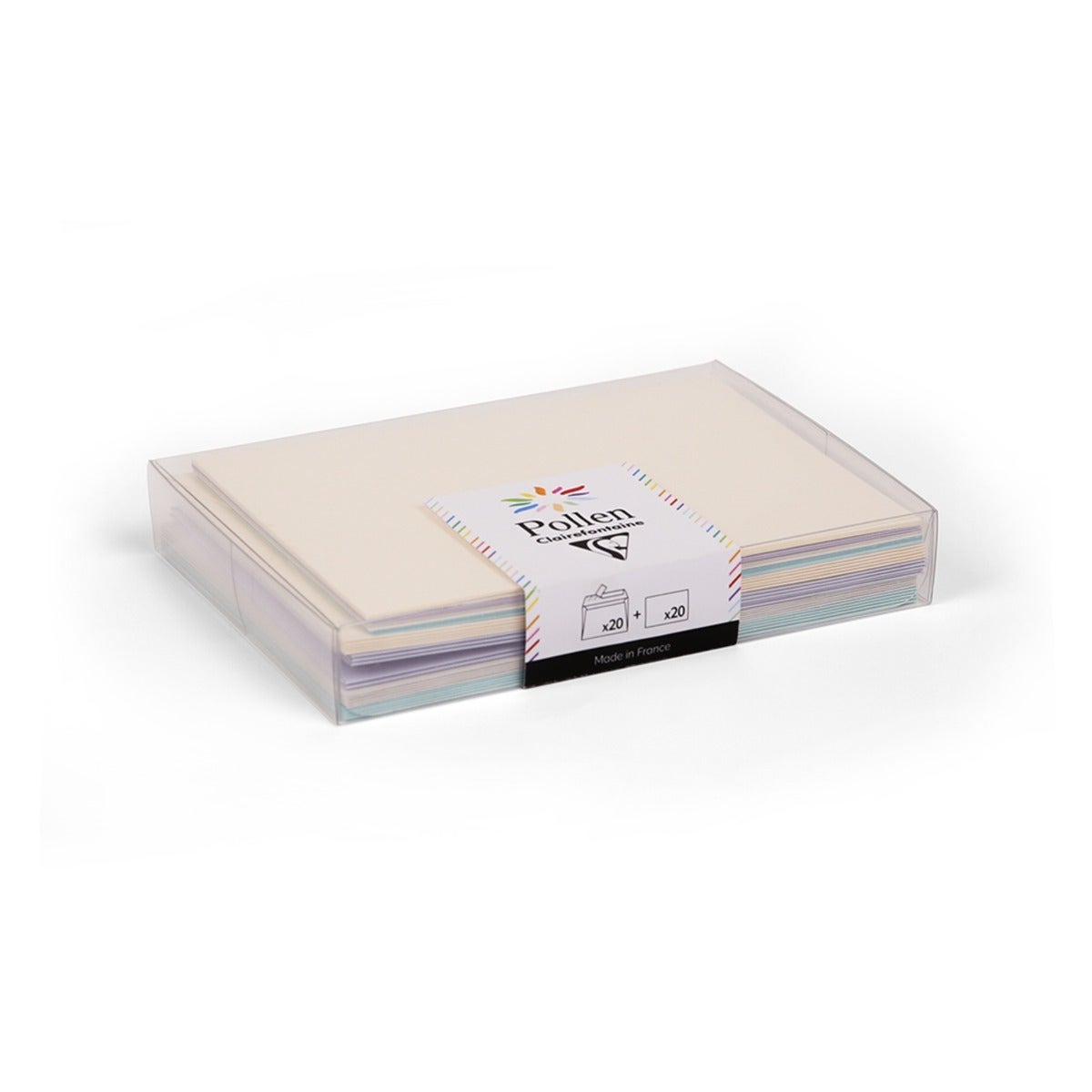 Kort m/konv Pollen C6 pastell (20)