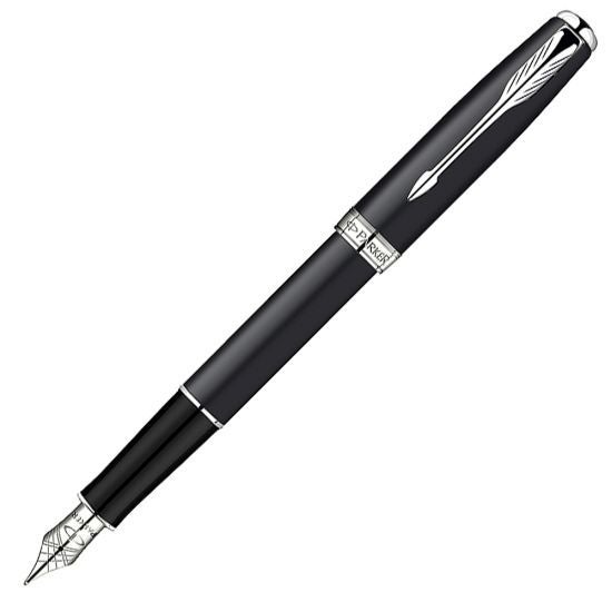 Fyllepenn Parker Sonnet matt black CT medium