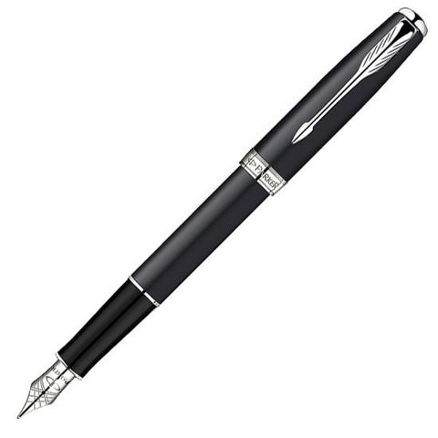 Fyllepenn Parker Sonnet matt black CT medium