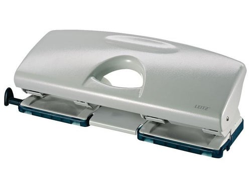 Hullemaskin Leitz 5012 4-hulls 25ark grå