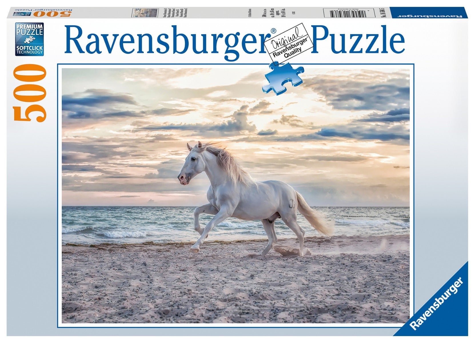 Puslespill 500 Hest På Stranden Ravensburger