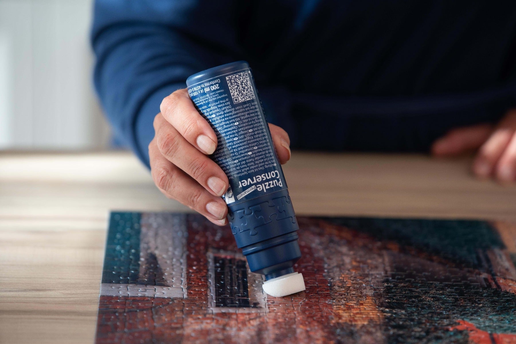 Puslespillim Flaske med Svamp Permanent Ravensburger