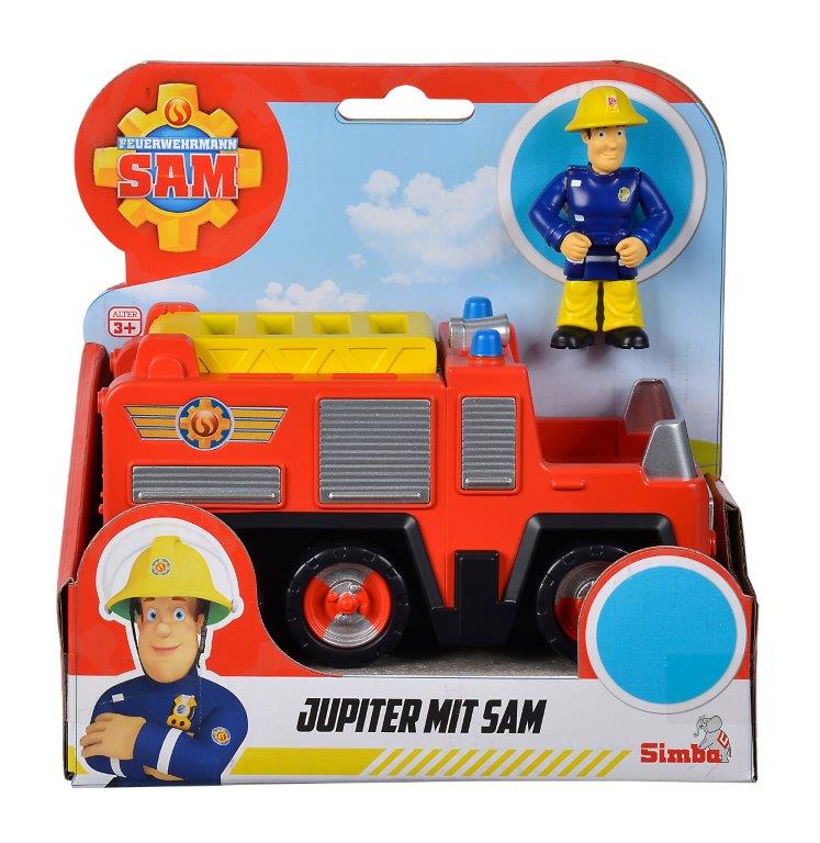 Brannmann Sam jupiter med Sam figur