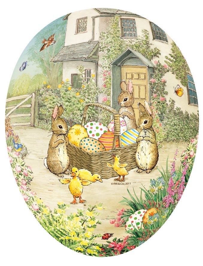 Påskeegg Beatrix Potter 18cm Ass