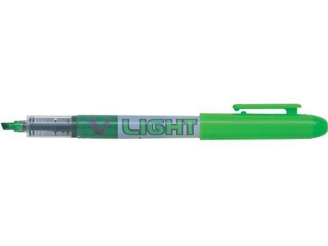 Tekstmarker Pilot V Liquid Light grønn