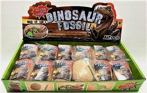 Glow in the dark dinosaur egg