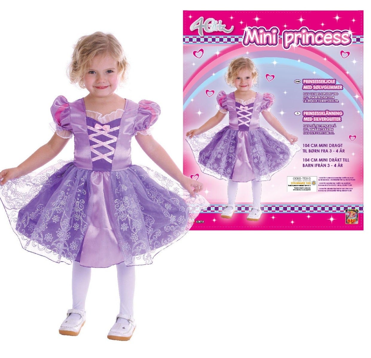Utkledning Prinsesse 104cm