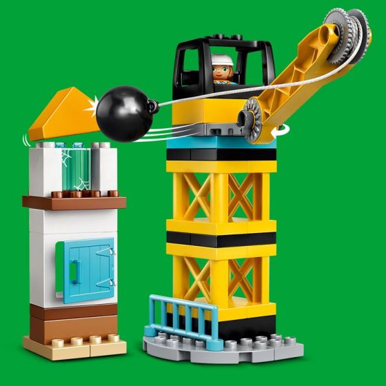 Lego Byggearbeid med rivningskule 10932