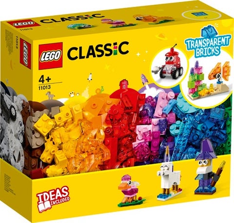 Lego Kreativitet m/gjennomsiktige klosser 11013