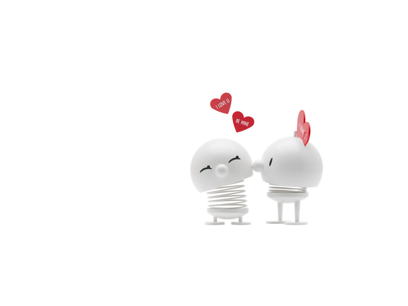 Hoptimist Love Bumble liten hvit