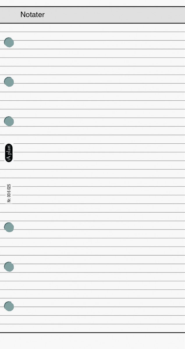 Aplan Mini Notatark pk á 24 Ark