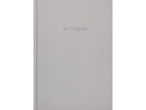 Hyttebok Grieg 192S. Ulinj. Tekstil Grå