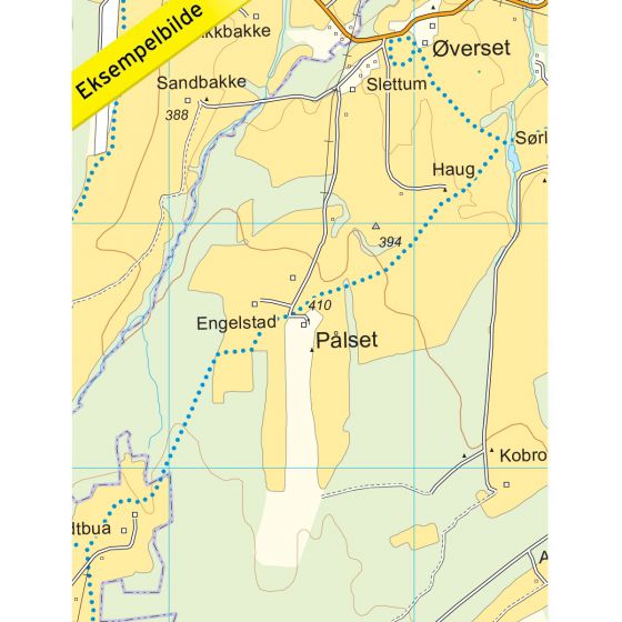 Totenåsen 1:25 000