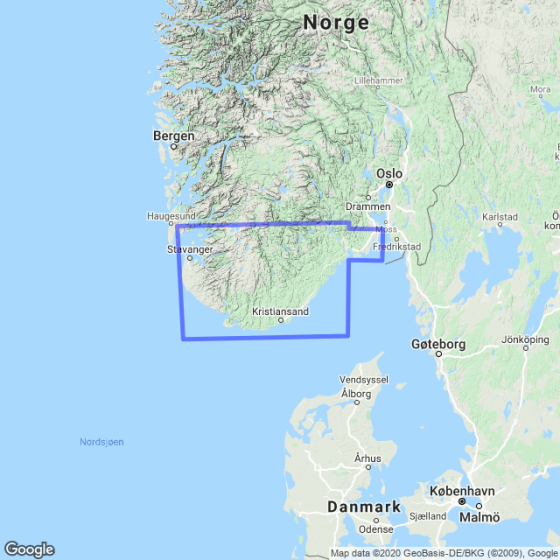 The South Coast 1:250 000 m/hefte