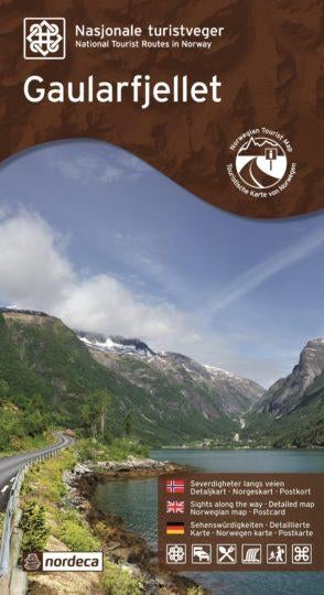Nasjonale turistveger - Gaularfjellet - 1:50 000