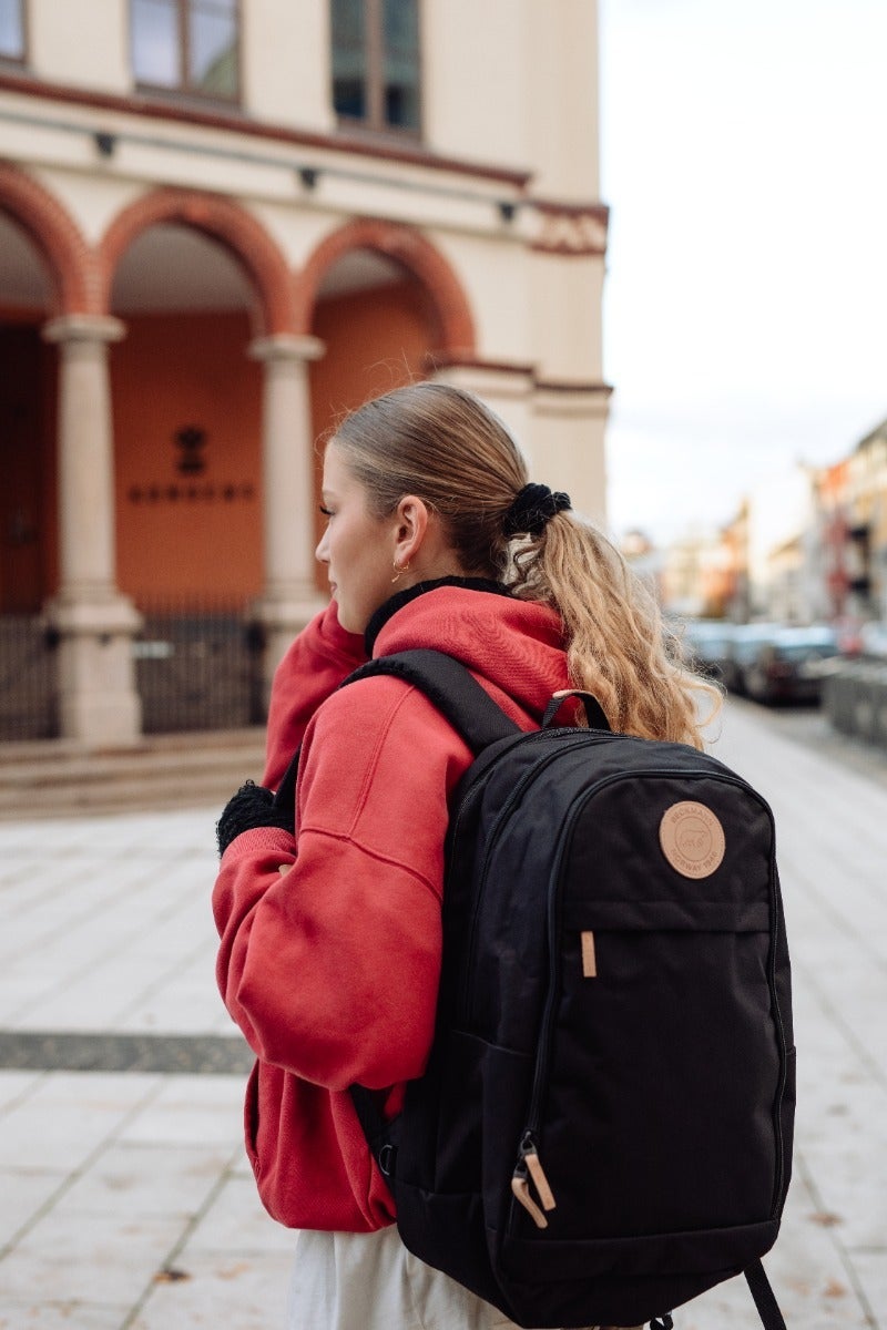 Skolesekk Urban Black 30L