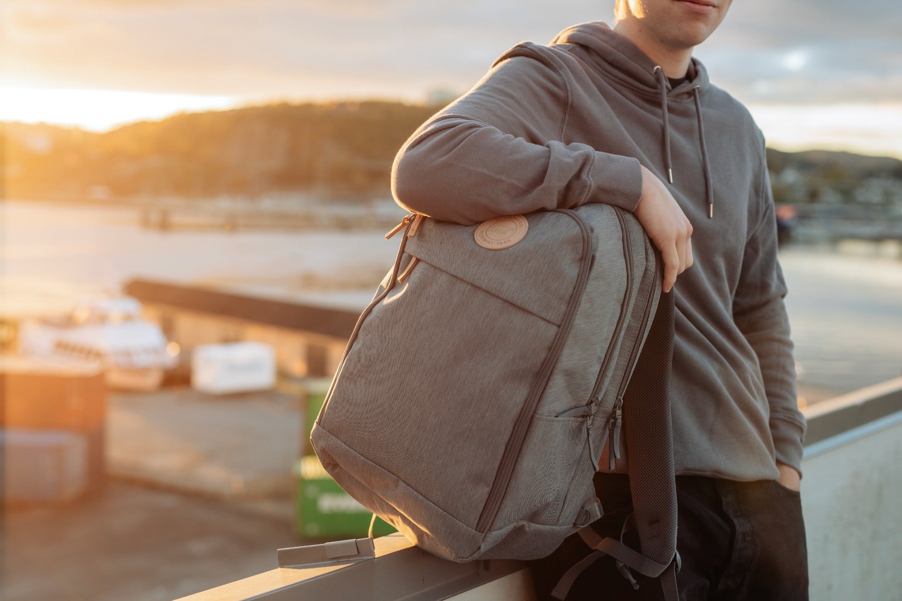 Skolesekk Urban Grey 30L