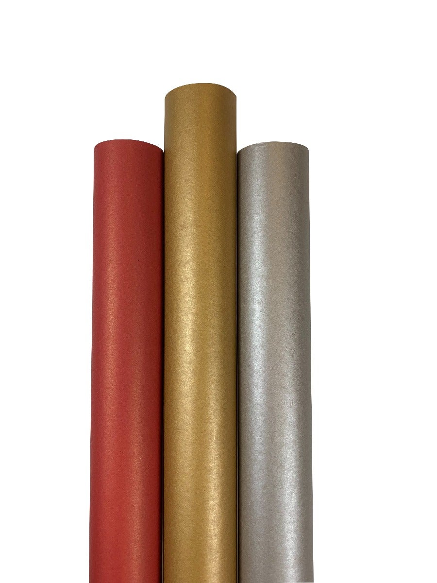 Gavepapir 5m Resirkulert kraft 3pk
