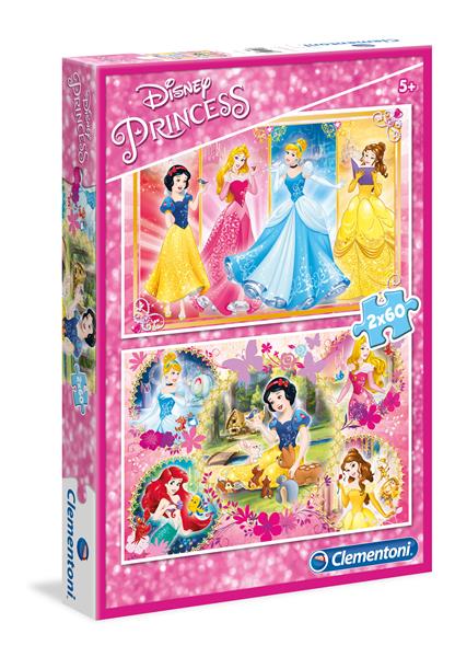 Puslespill 2X60 Princess Clementoni