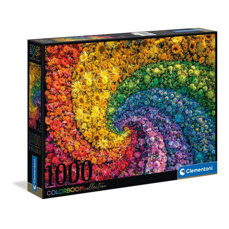 Puslespill 1000 Whirl Colorboom Clementoni