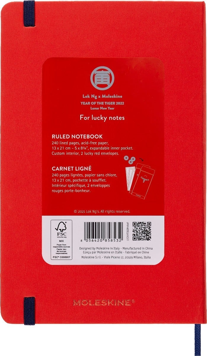 Notatbok Moleskine LE Hard L Lin Year of the Tiger