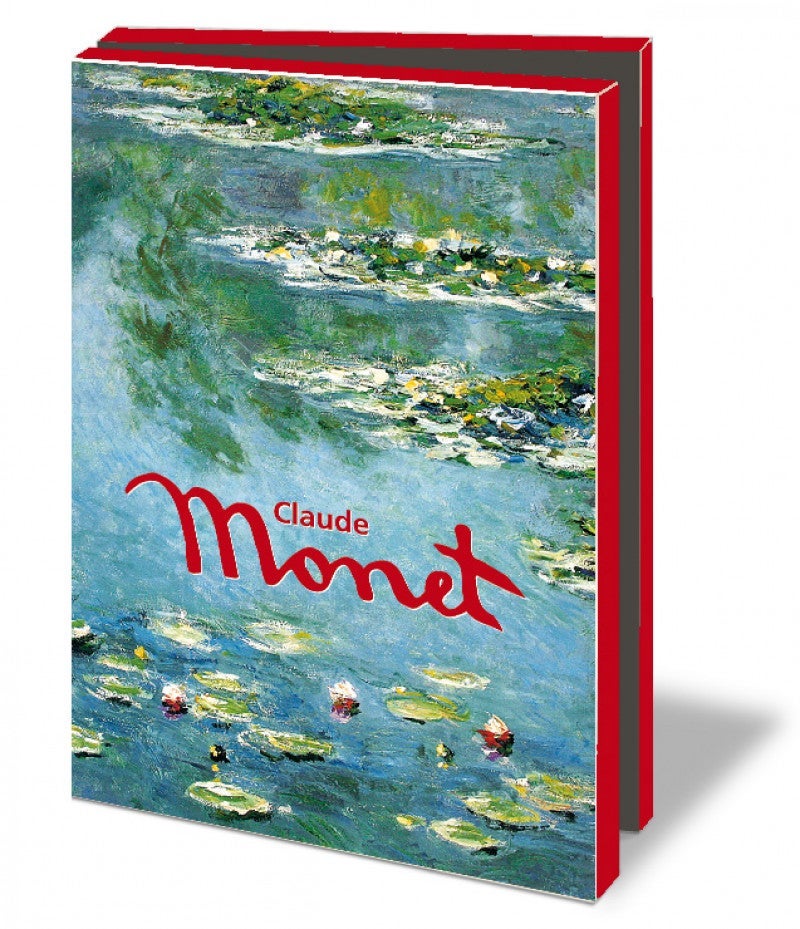 Kortmappe 10x15, Claude Monet, vannlinjer
