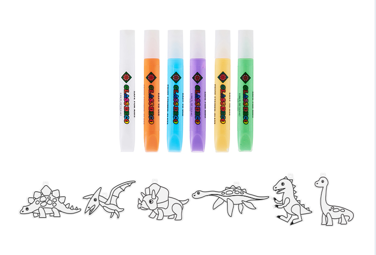 Amos Glassmaling Suncatcher Dino