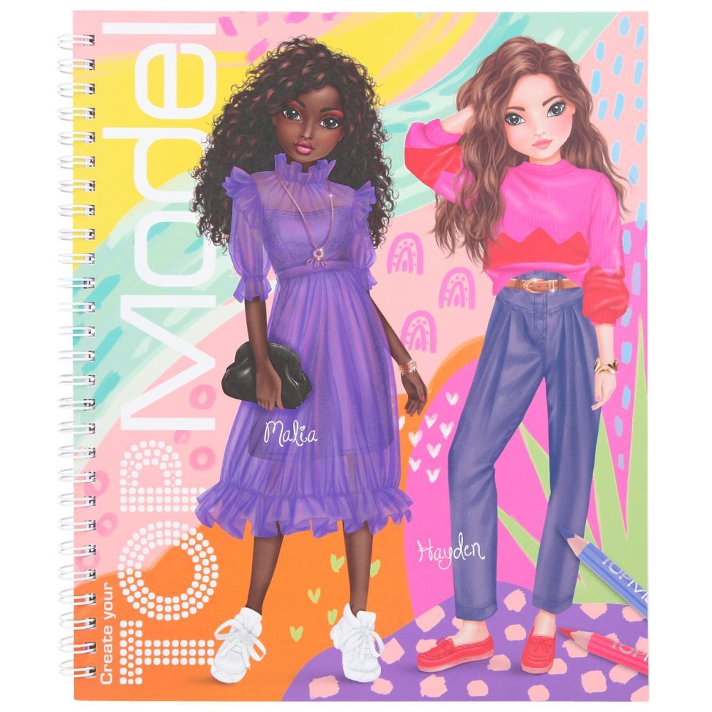 Aktivitetsbok Coloring Book Topmodel