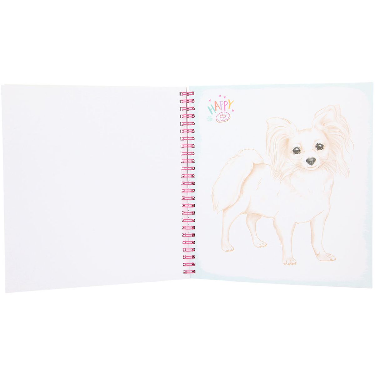 Aktivitetsbok Create Your Doggy Coloring Book Topm