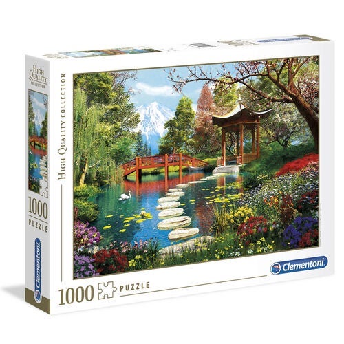 Puslespill 1000 Fuji Garden Clementoni