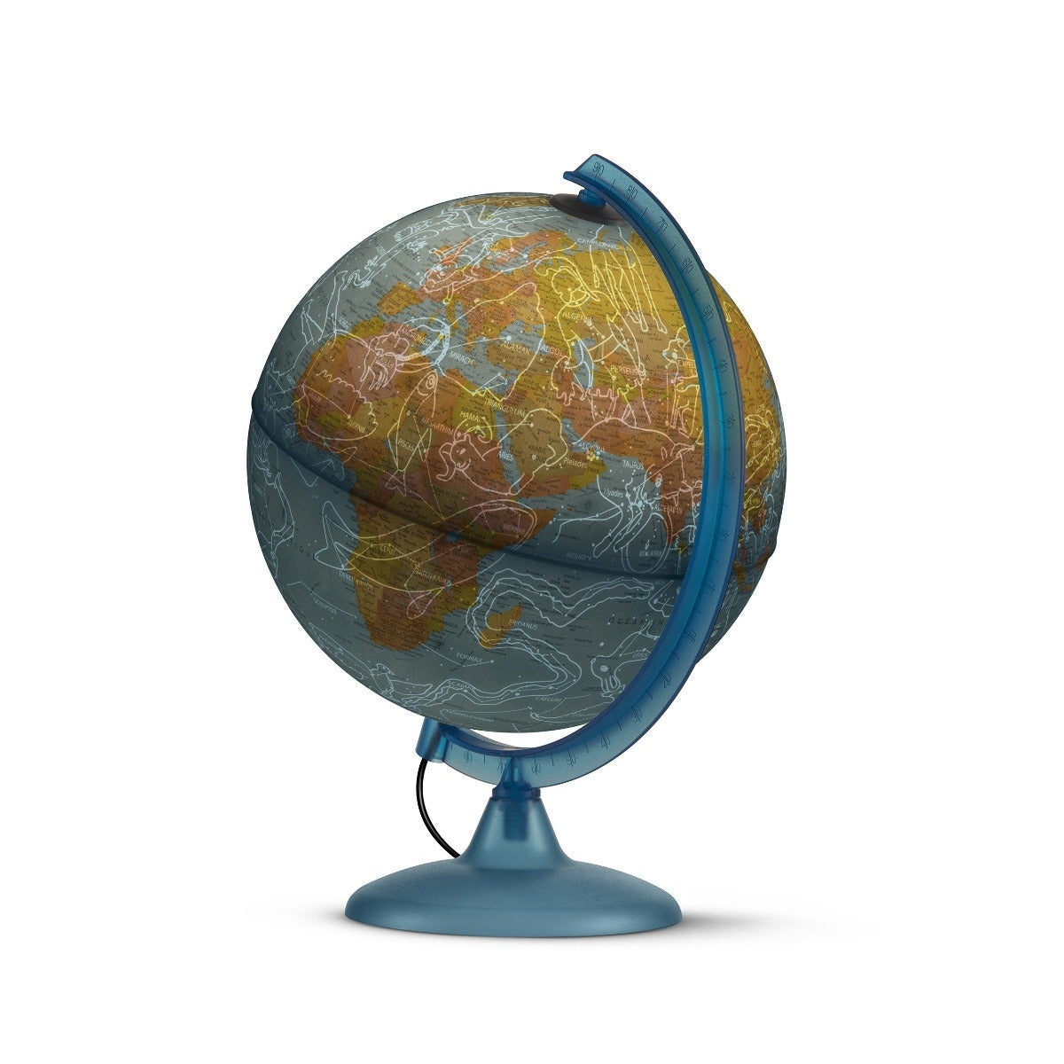 Globus 25cm m/lys Night & Day LED Norsk