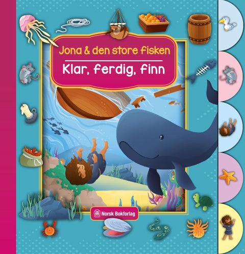 Jona & den store fisken - klar, ferdig, finn