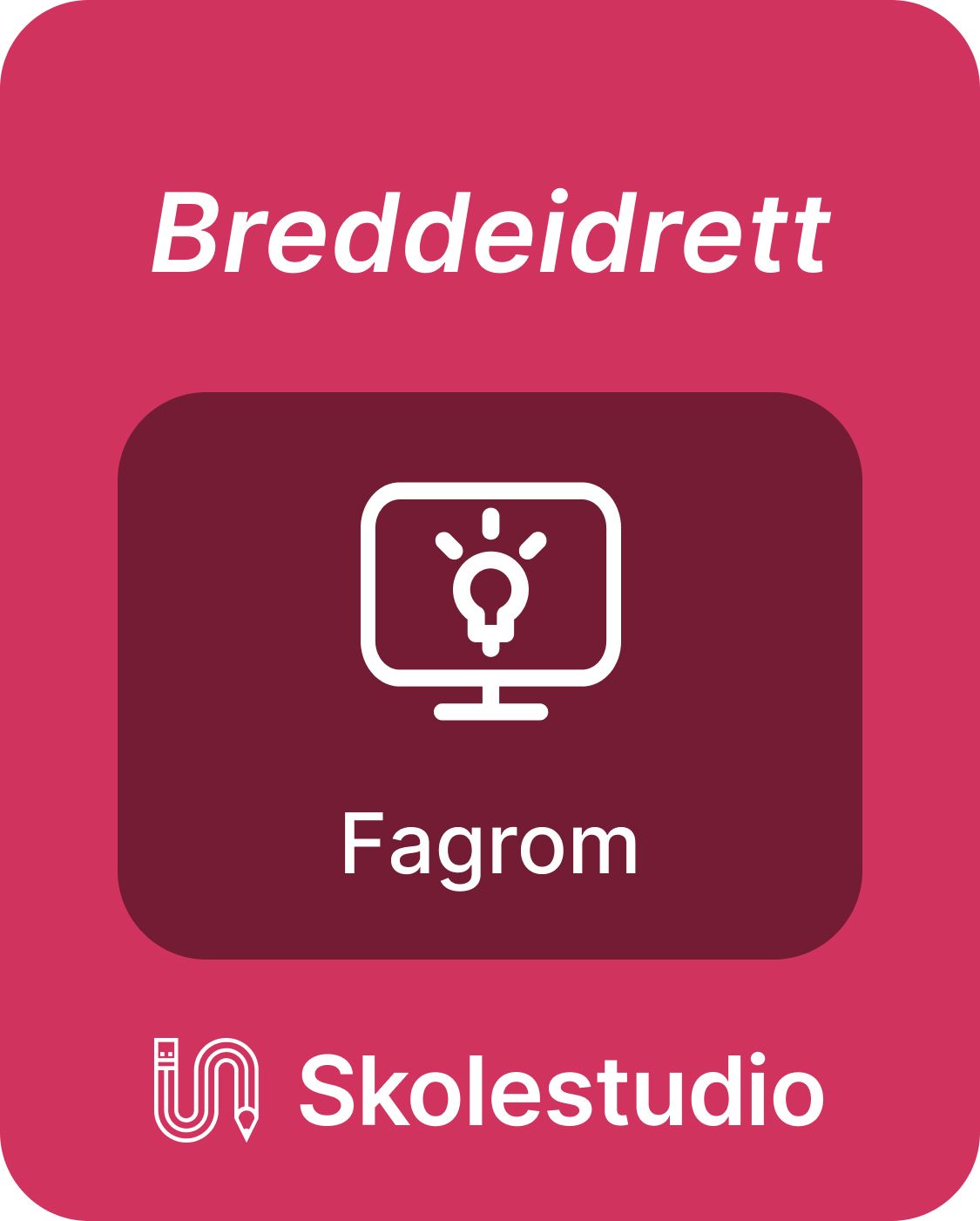 Breddeidrett, Fagrom, Skolestudio