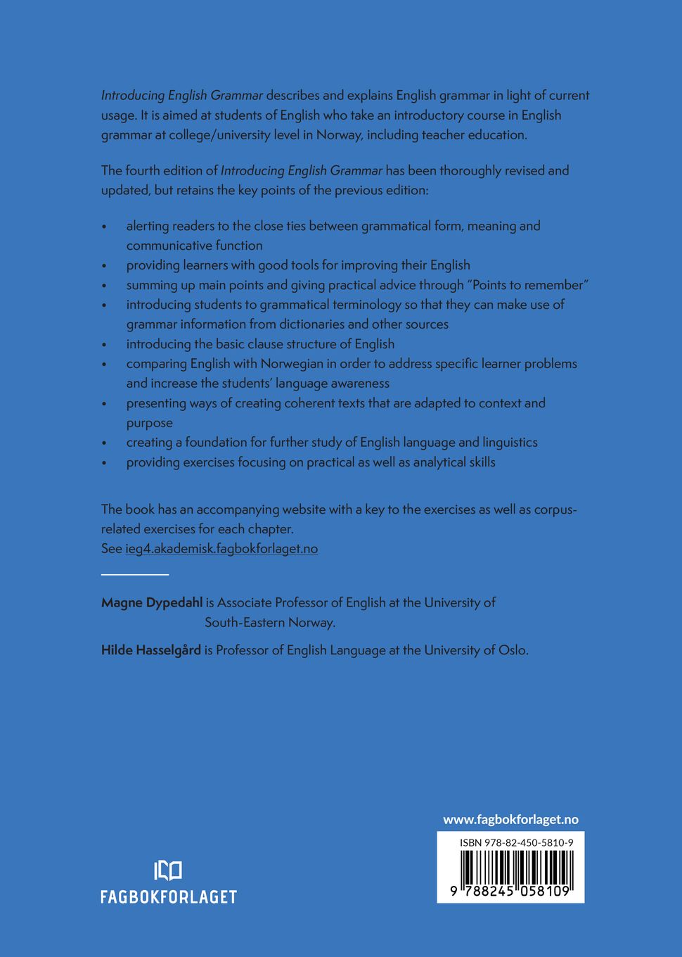Introducing English grammar