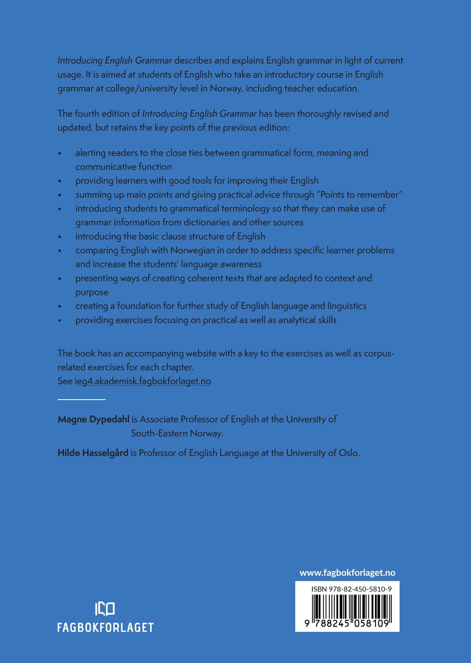 Introducing English grammar