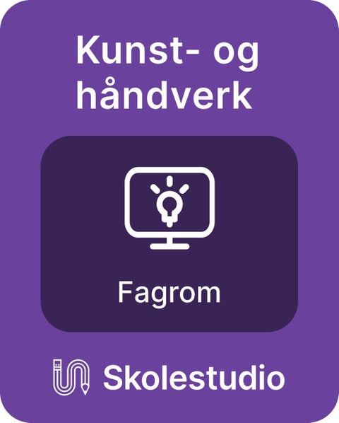 Kunst og håndverk 8-10, Fagrom, Skolestudio