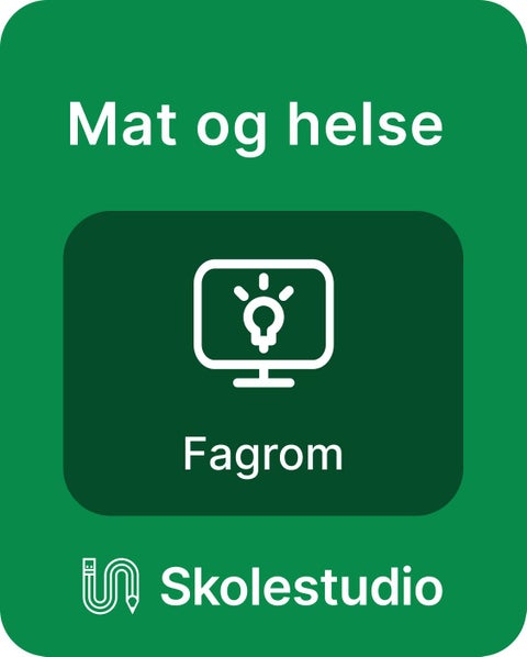 Mat og helse 8-10, Fagrom, Skolestudio