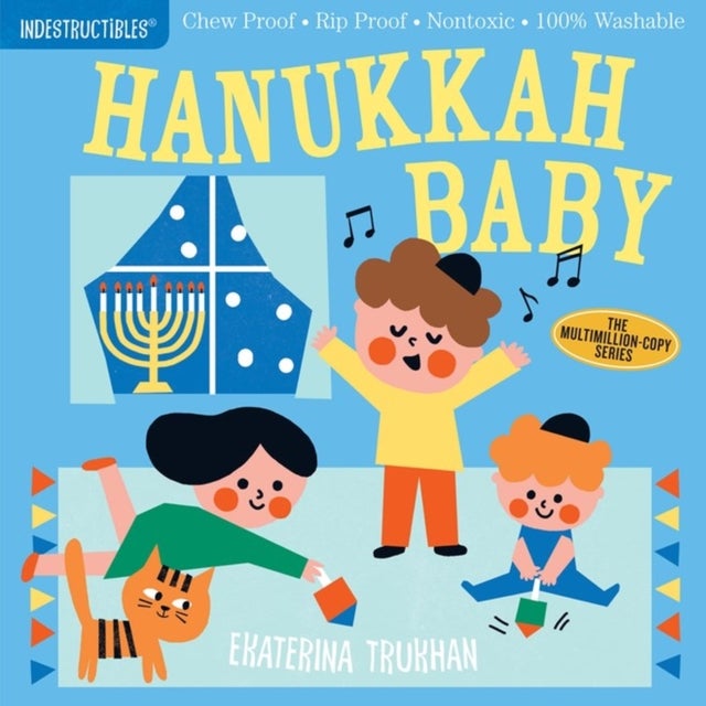 Indestructibles (The Original): Hanukkah Baby - Chew Proof · Rip Proof · Nontoxic · 100% Washable (Book for Babies, Newborn Books, Safe to Chew)