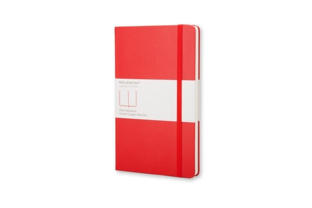 Moleskine Notatbok Ulinjert Rød Pocket