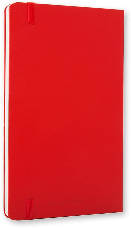 Moleskine Notatbok Ulinjert Rød Pocket