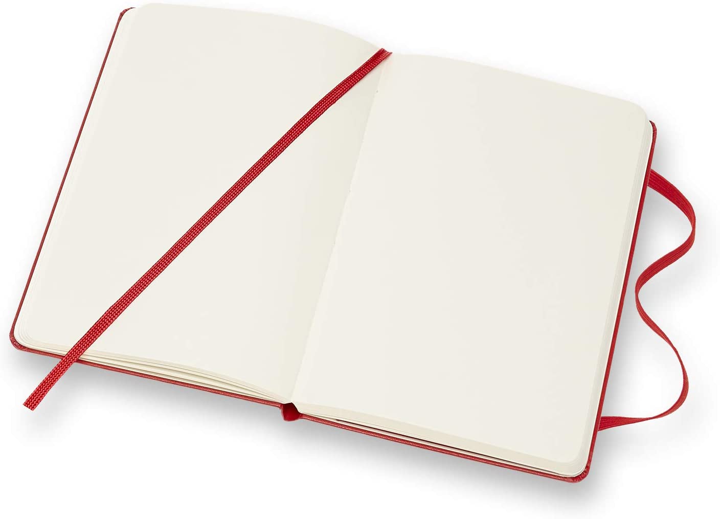 Moleskine Notatbok Ulinjert Rød Pocket