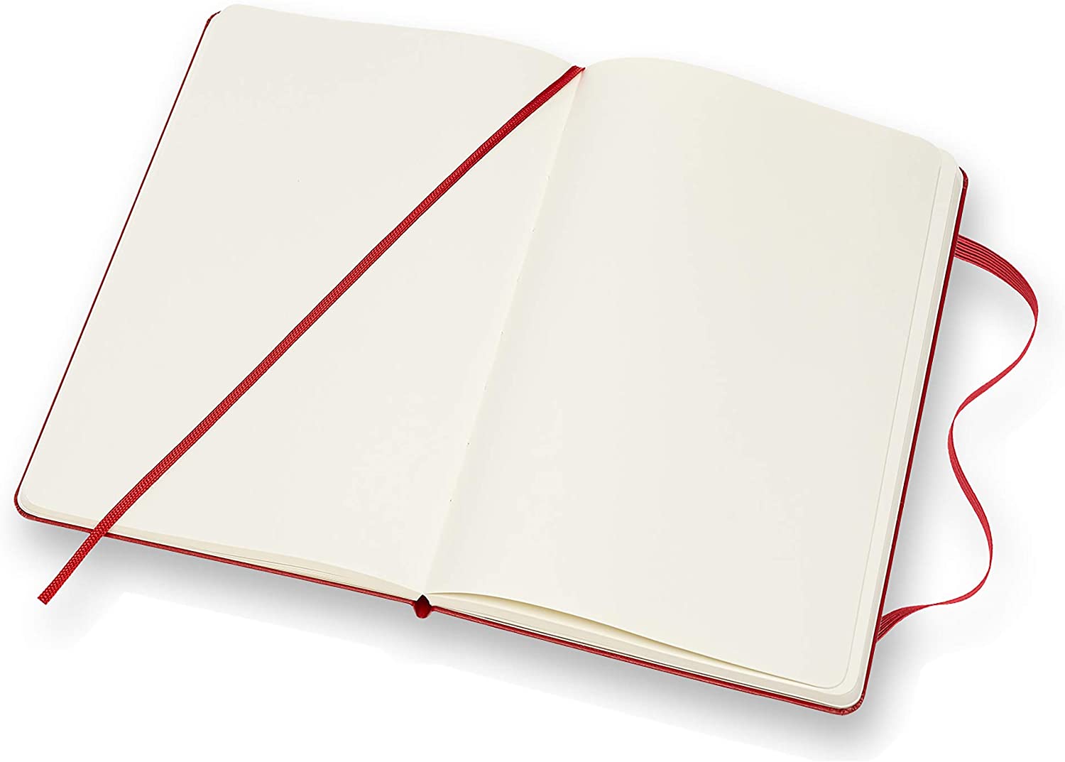 Notatbok Moleskine Ulinjert Large Red