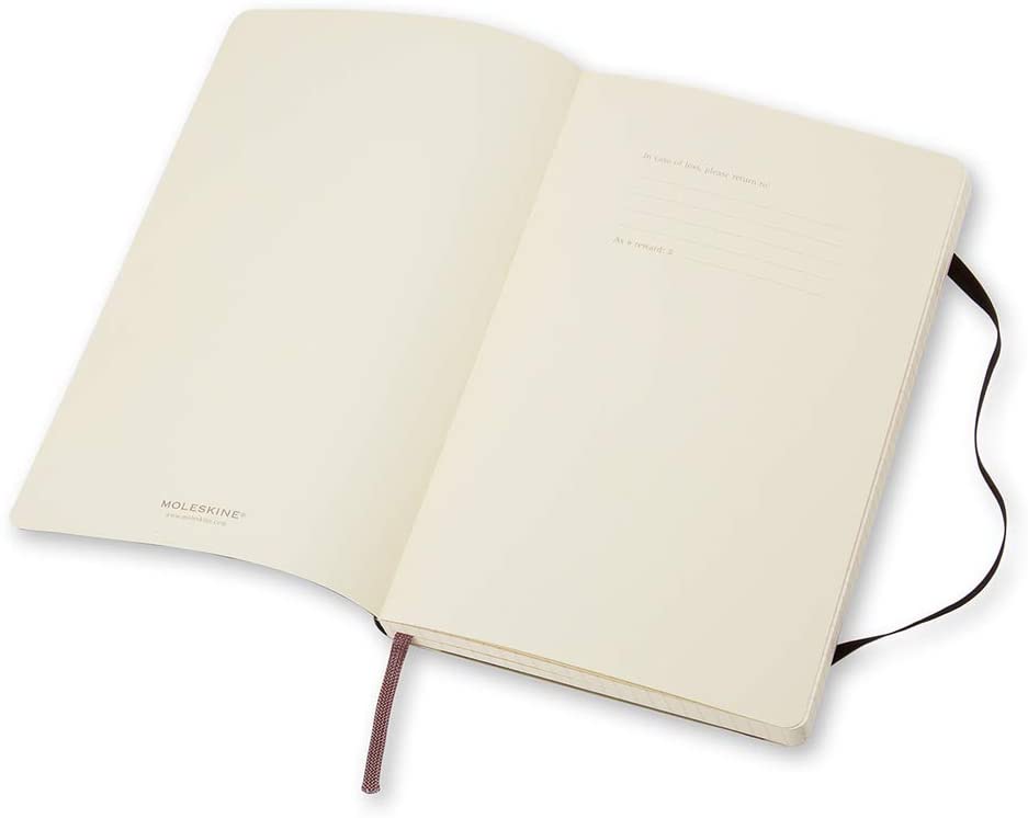 Moleskine Soft Large Squared Notebook Black