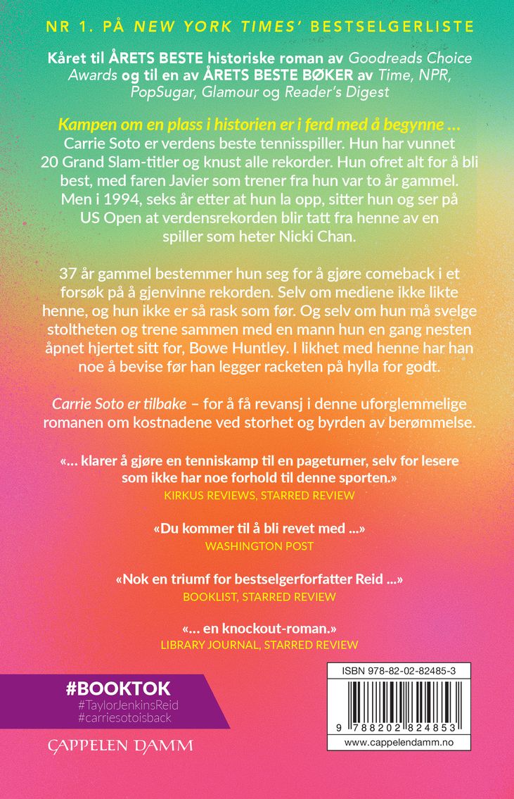 Carrie Soto er tilbake