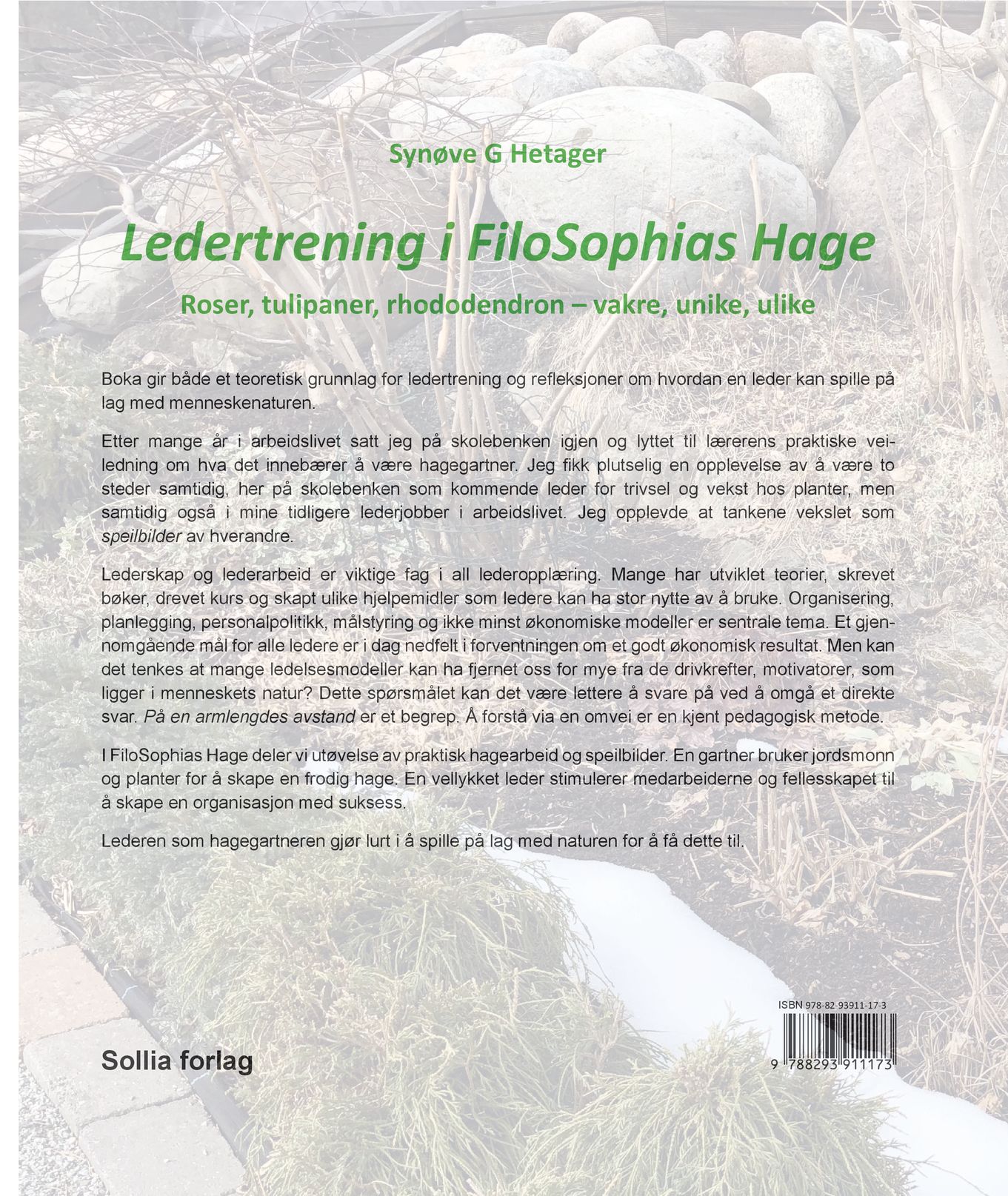 Ledertrening i FiloSophias hage