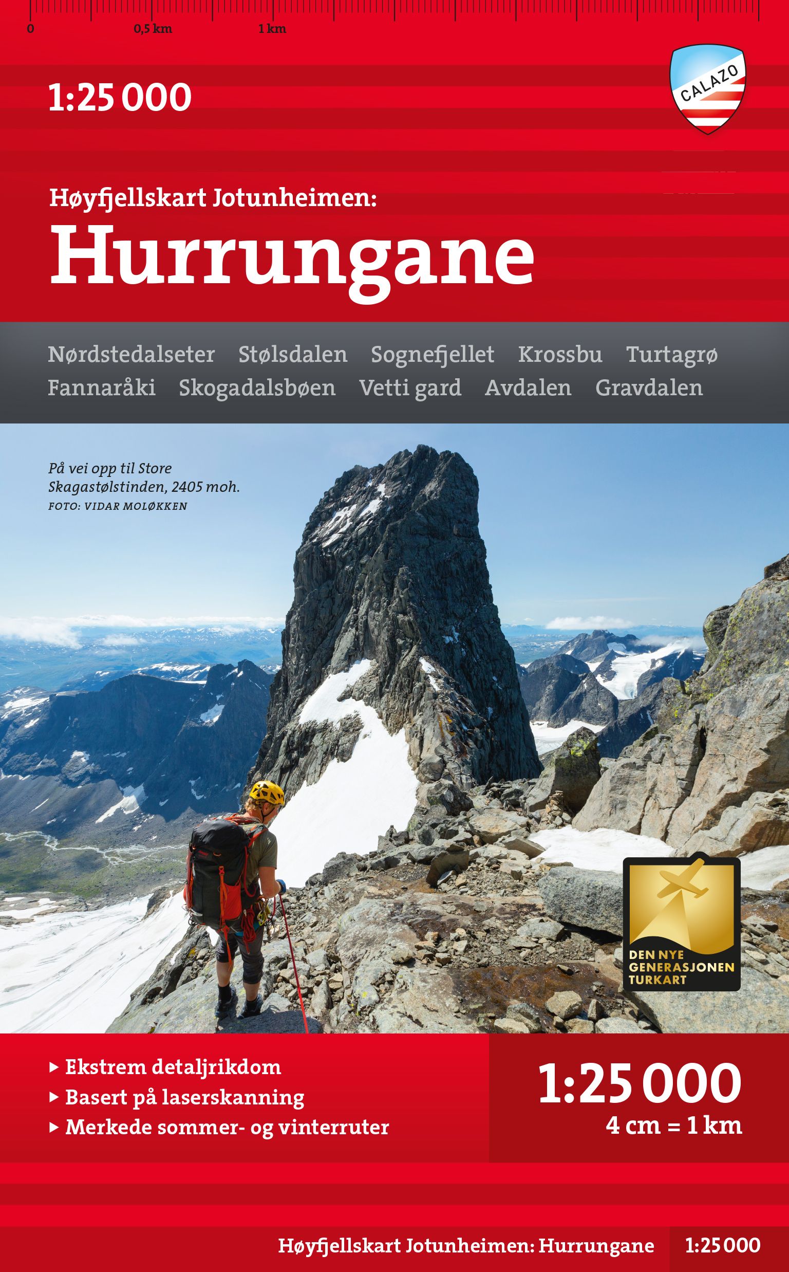 Jotunheimen: Hurrungane - Hoyfjellskart