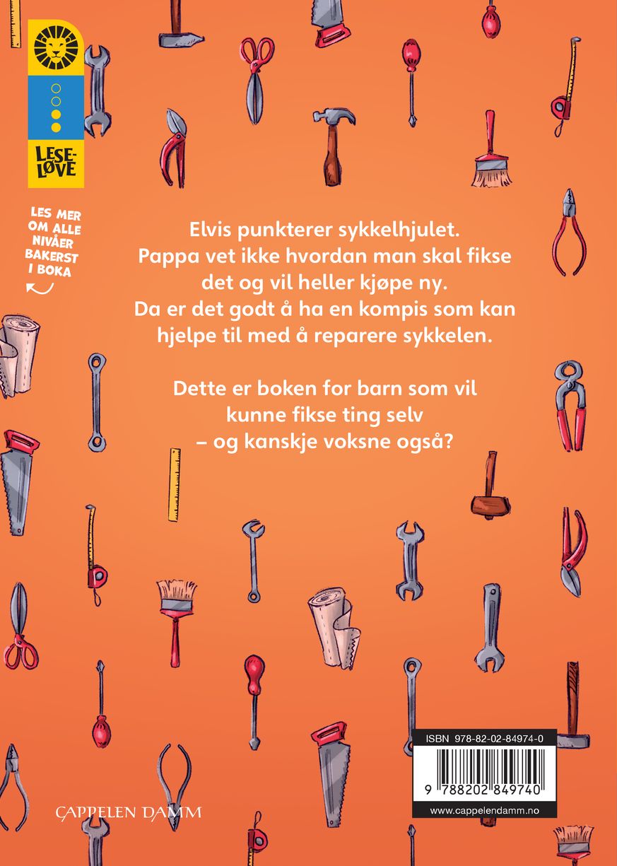 Handy Henrik fikser sykkelen