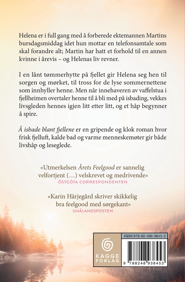 Å isbade blant fjellene