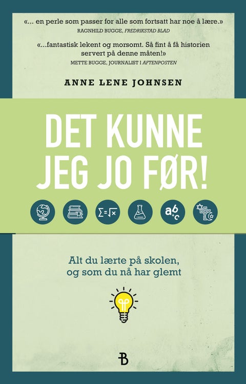 Det kunne jeg jo før - alt du lærte på skolen, og som du nå har glemt